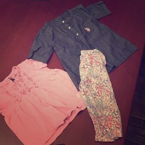 3 piece shirt/pant combo